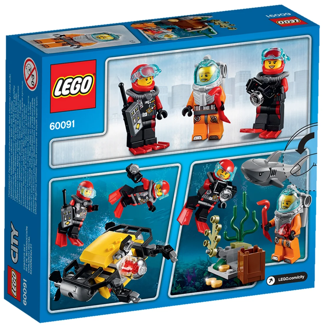 LEGO® City 60091 Starter Set Esplorazione subacquea - vue 2