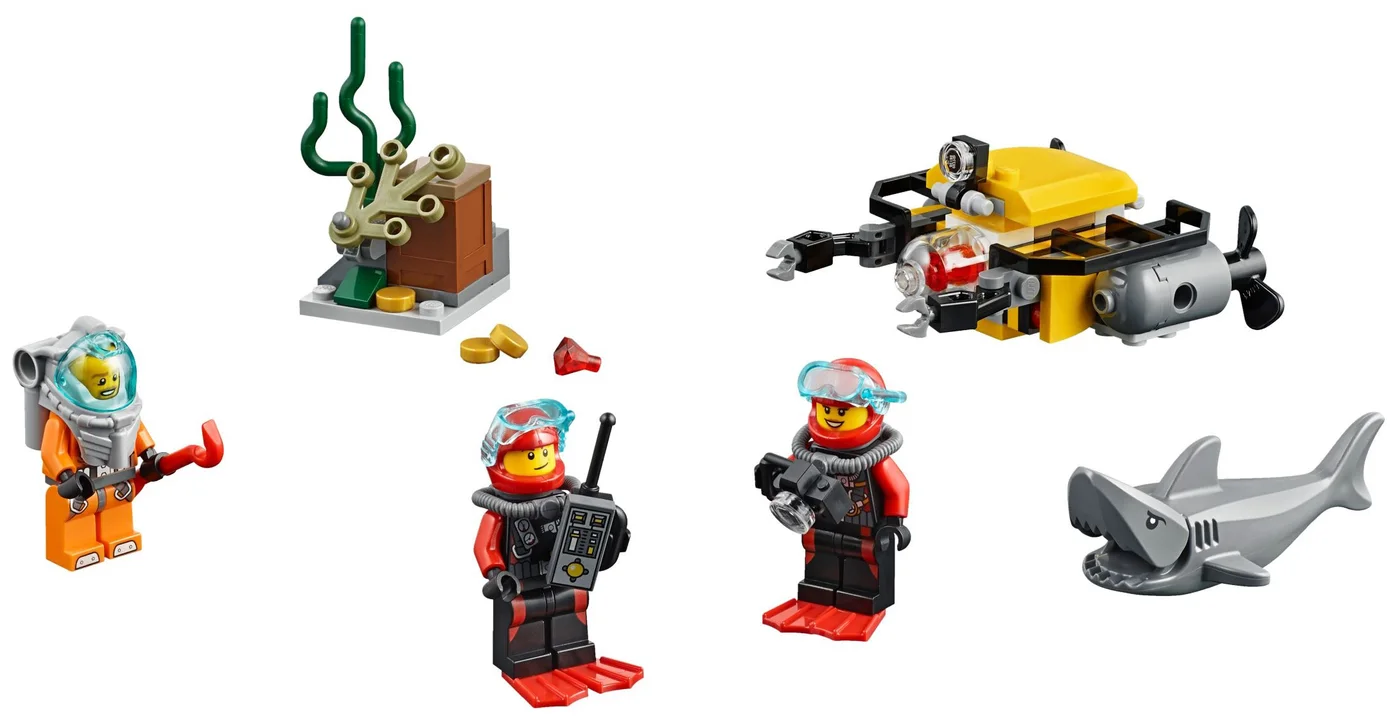 LEGO® City 60091 Starter Set Esplorazione subacquea - vue 3