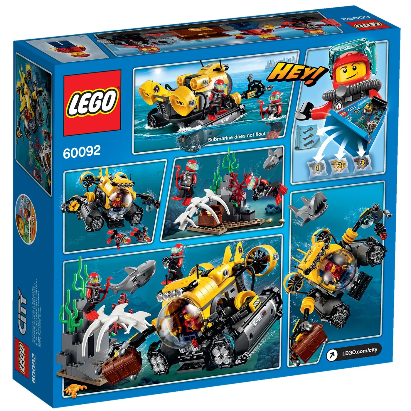 LEGO® City 60092 Sottomarino - vue 2