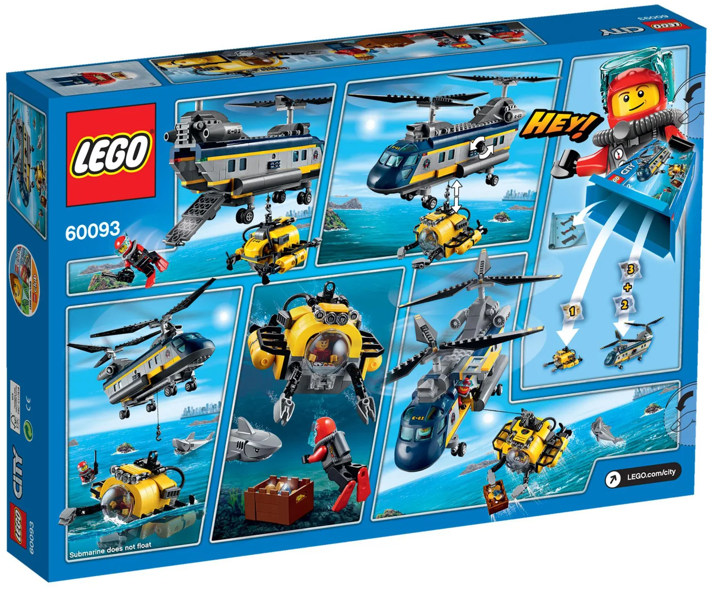 LEGO® City 60093 Elicottero di salvataggio - vue 2