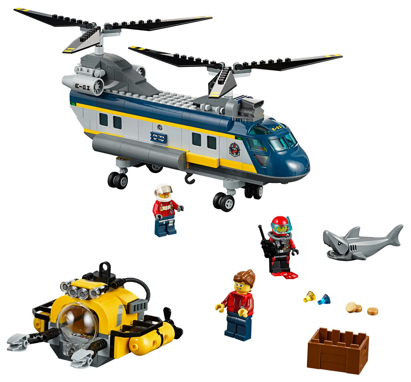 LEGO® City 60093 Elicottero di salvataggio - vue 3