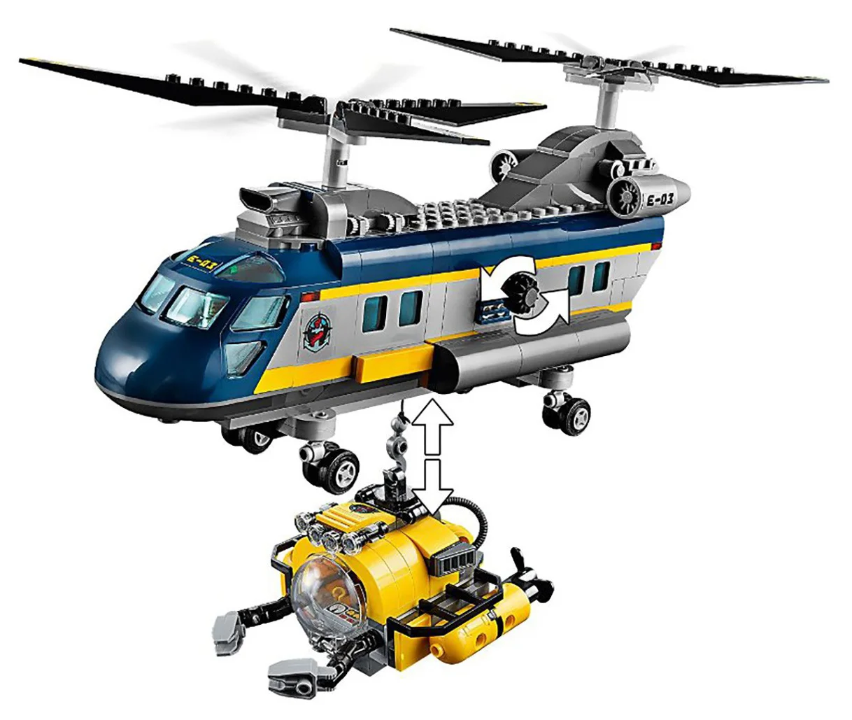 LEGO® City 60093 Elicottero di salvataggio - vue 4