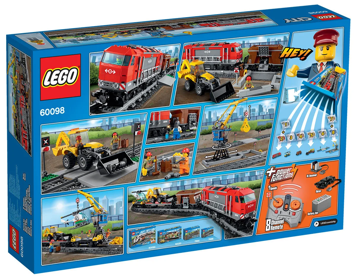 LEGO® City 60098 Treno trasporto pesante - vue 2