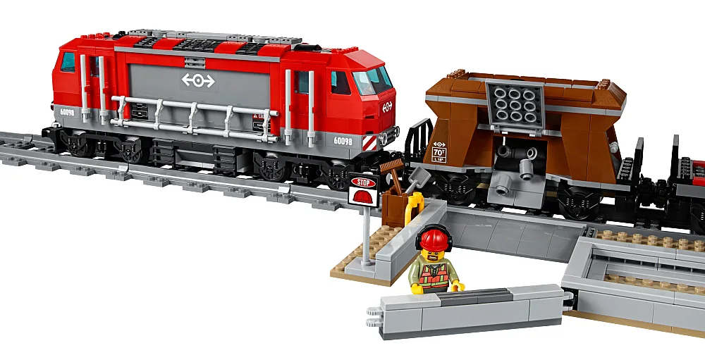 LEGO® City 60098 Treno trasporto pesante - vue 5