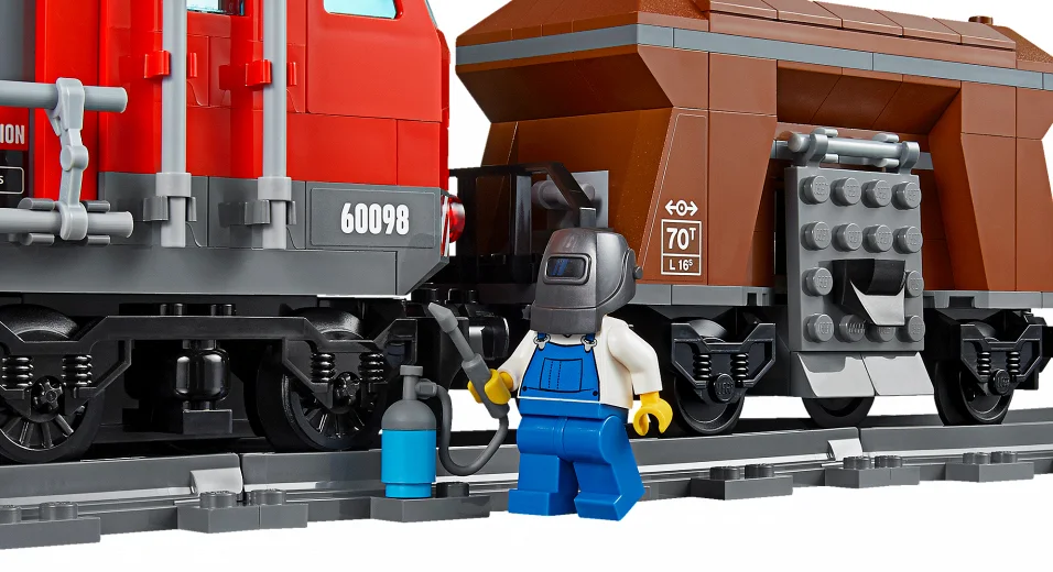LEGO® City 60098 Treno trasporto pesante - vue 6