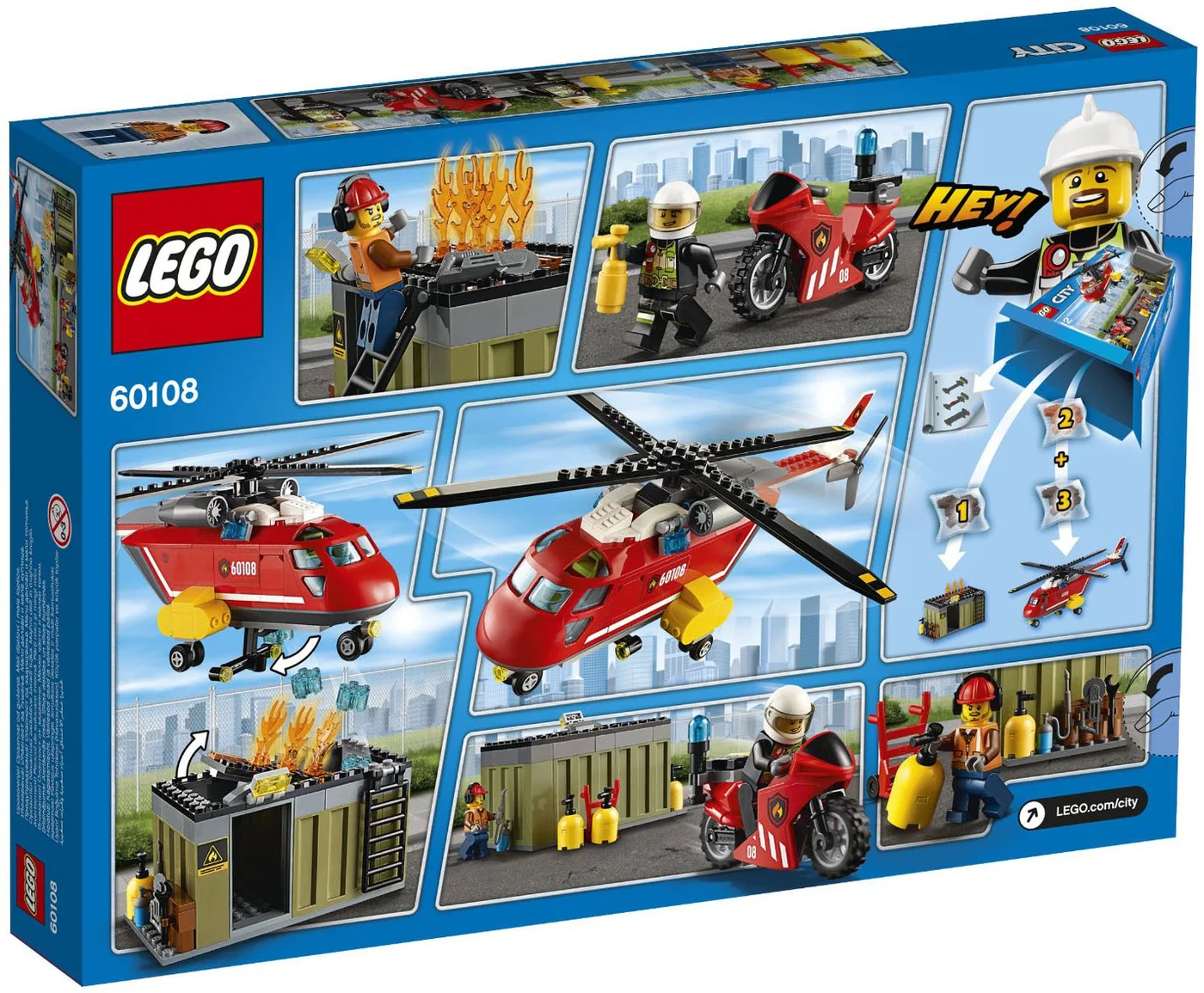LEGO® City 60108 Unità di intervento dei pompieri - vue 2
