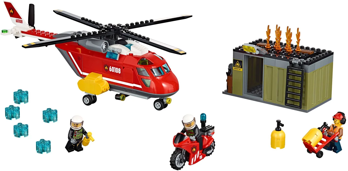 LEGO® City 60108 Unità di intervento dei pompieri - vue 4