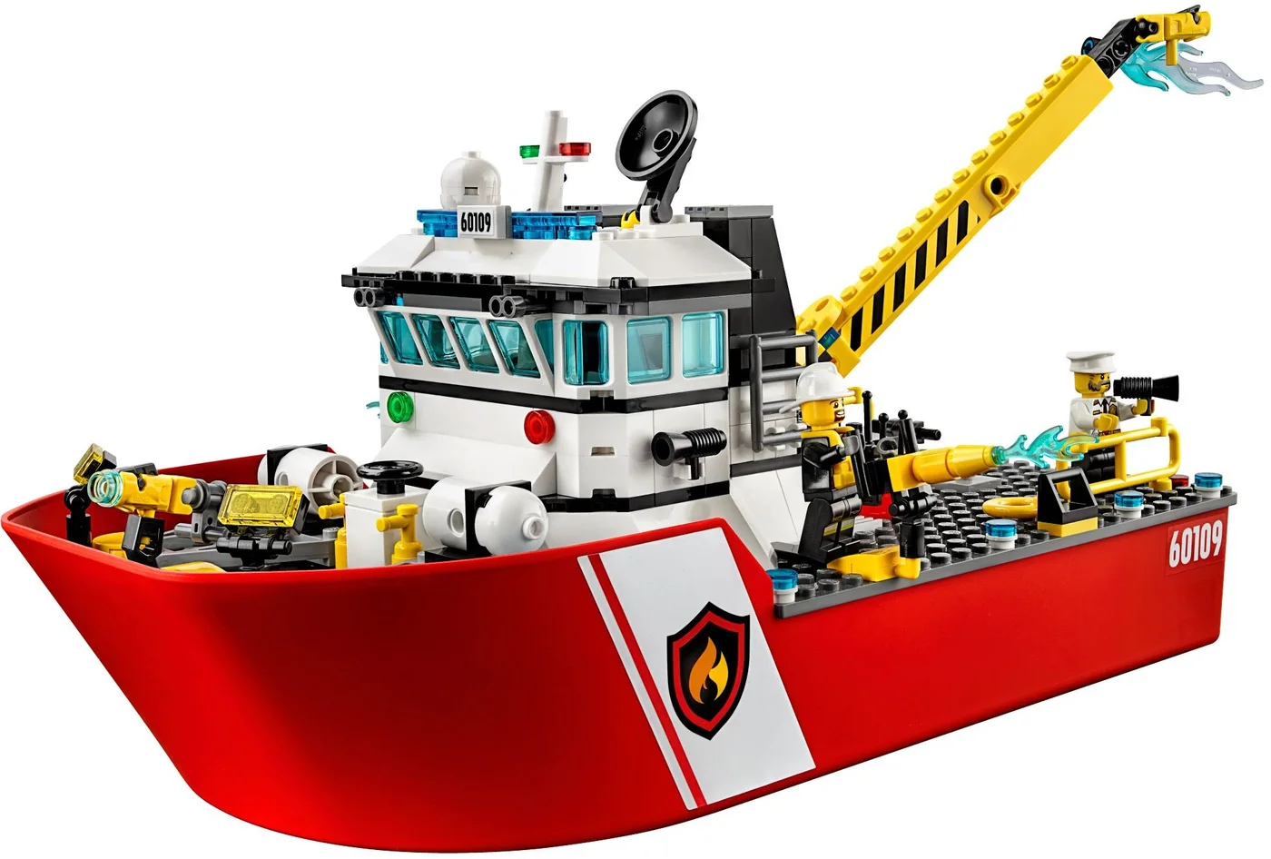 LEGO® City 60109 Barca dei pompieri - vue 4