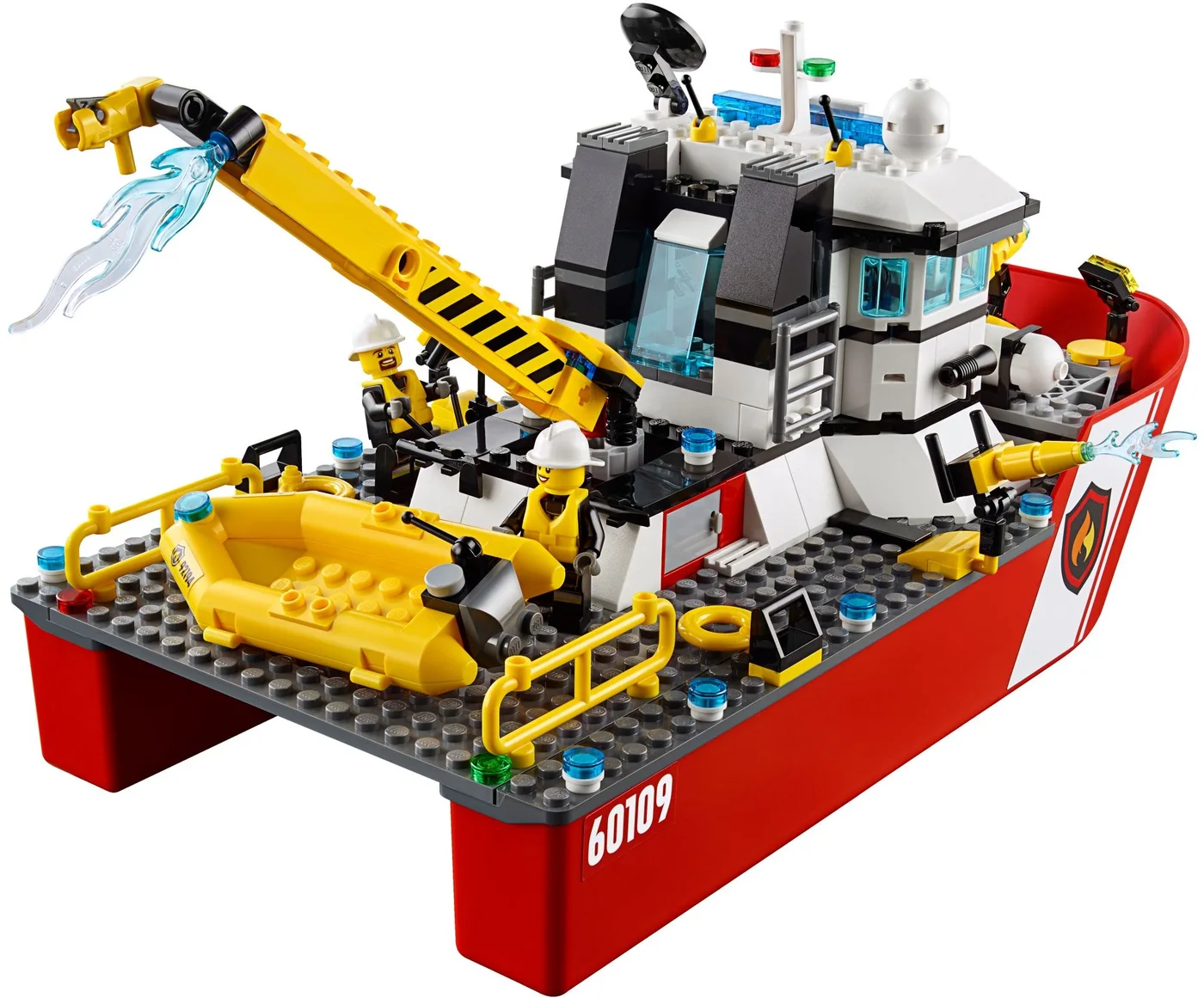 LEGO® City 60109 Barca dei pompieri - vue 6