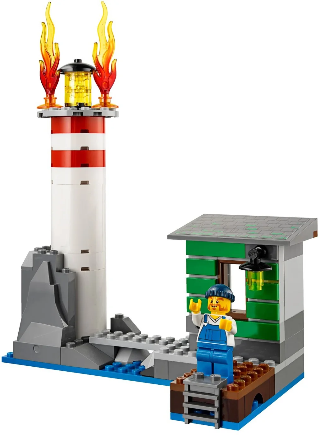 LEGO® City 60109 Barca dei pompieri - vue 8