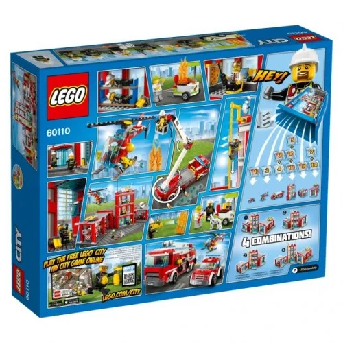 LEGO® City 60110 Caserma dei pompieri - vue 2