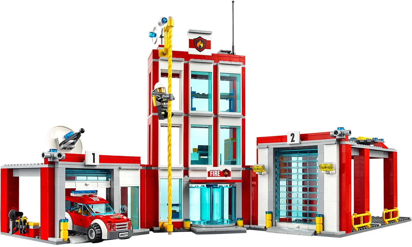 LEGO® City 60110 Caserma dei pompieri - vue 3