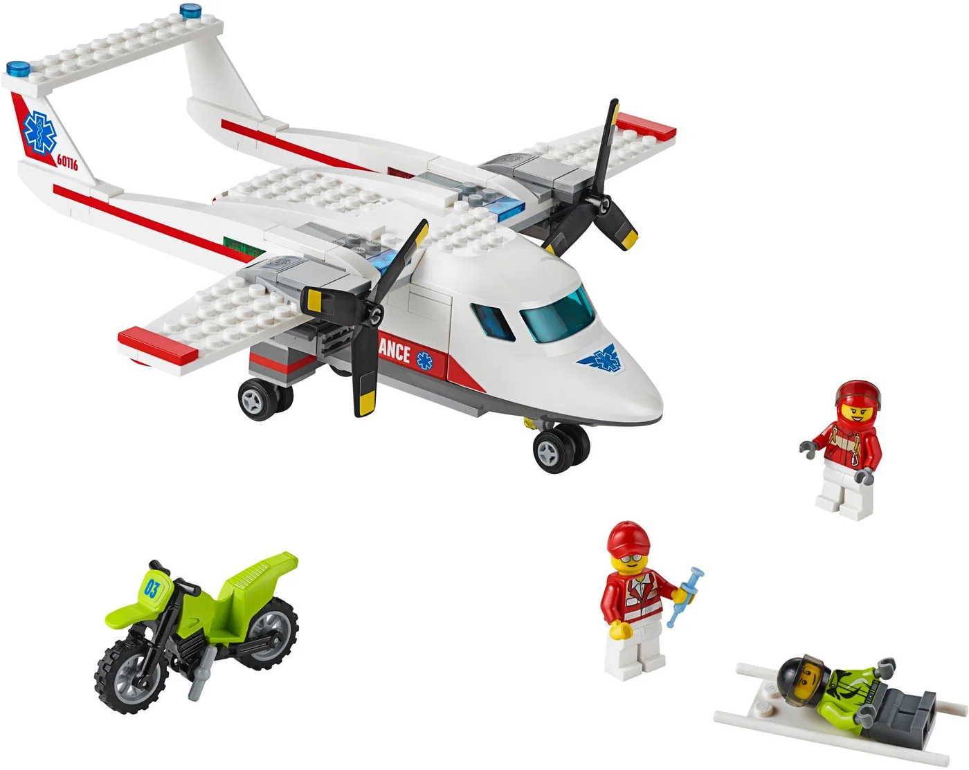 LEGO® City 60116 Aereo ambulanza - vue 3