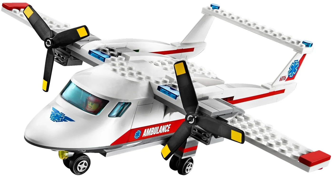 LEGO® City 60116 Aereo ambulanza - vue 4