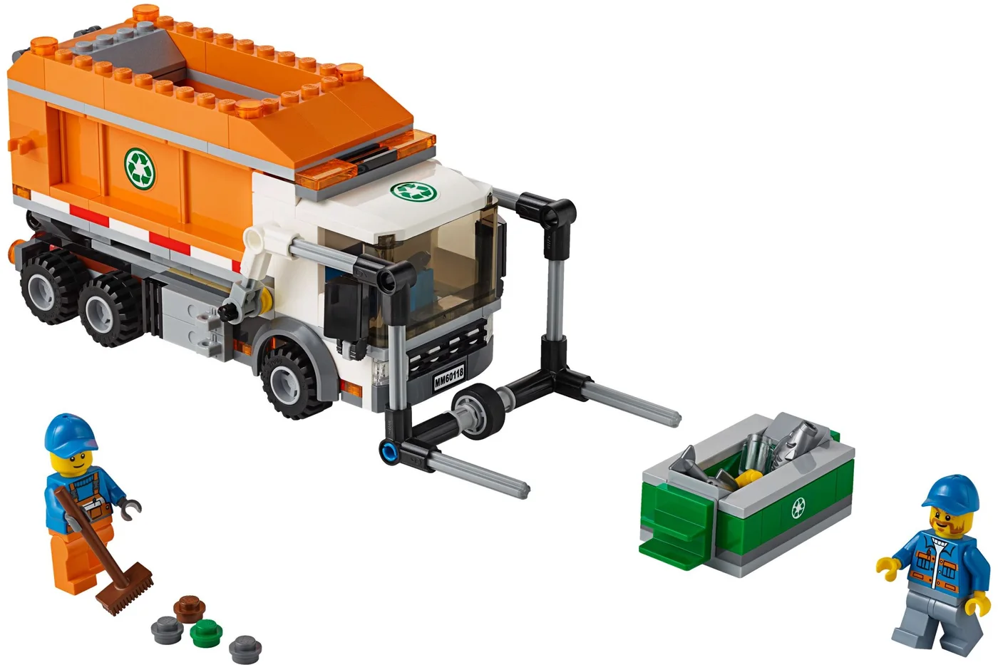LEGO® City 60118 Camion della spazzatura - vue 3