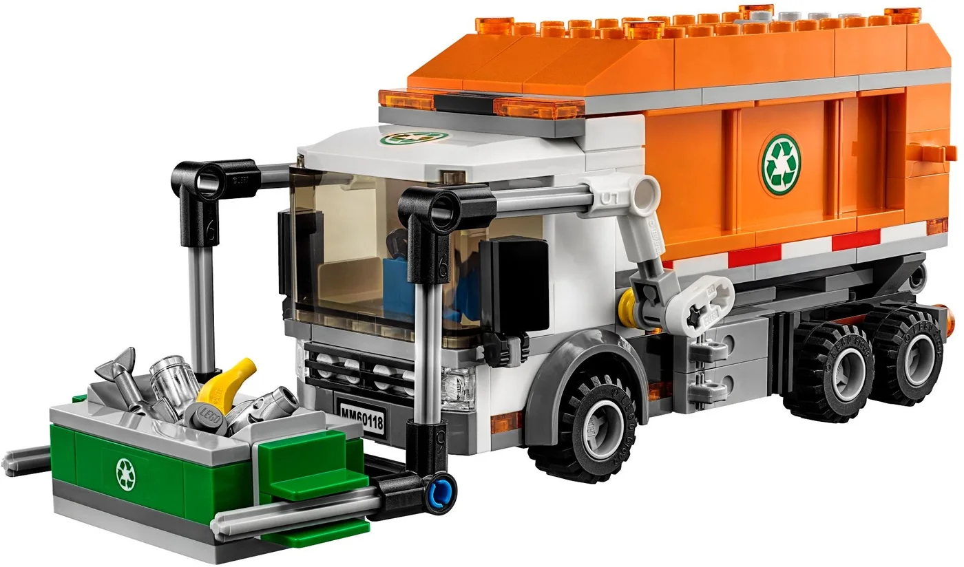 LEGO® City 60118 Camion della spazzatura - vue 4