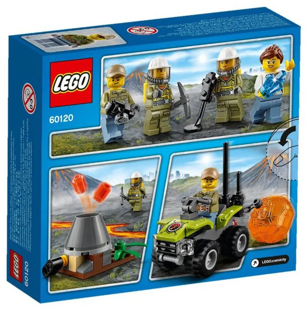 LEGO® City 60120 Set introduttivo Vulcano - vue 2