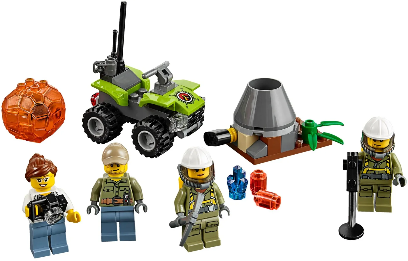 LEGO® City 60120 Set introduttivo Vulcano - vue 3