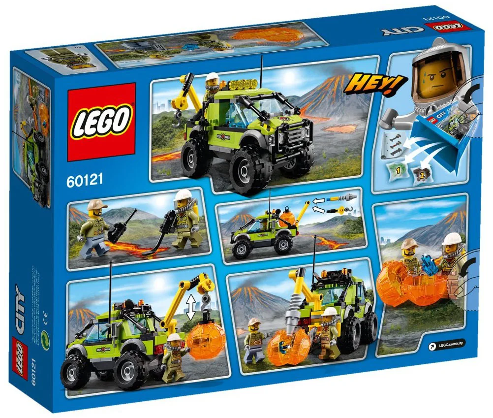 LEGO® City 60121 Camion esplorazione vulcano - vue 2