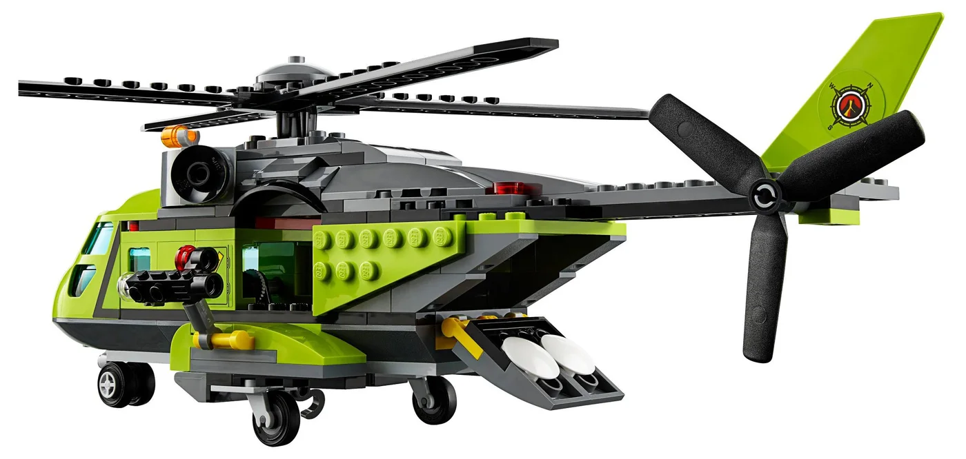 LEGO® City 60123 Elicottero rifornimenti vulcano - vue 5