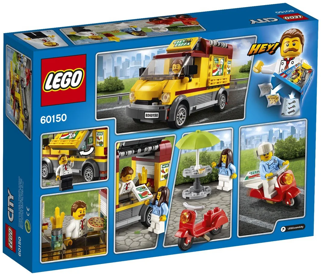 LEGO® City 60150 Furgone della pizza - vue 2