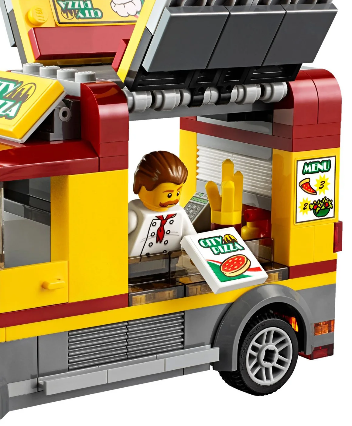 LEGO® City 60150 Furgone della pizza - vue 6