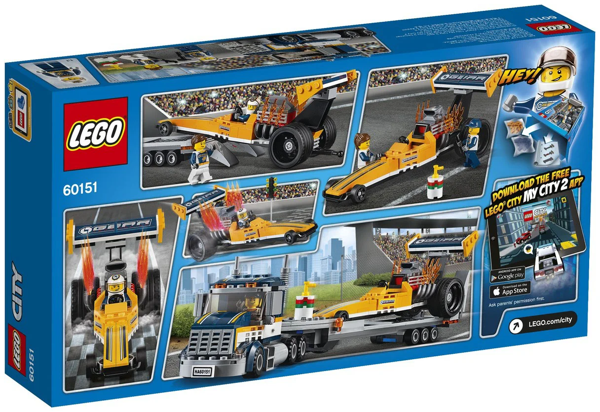 LEGO® City 60151 Trasportatore del dragster - vue 2