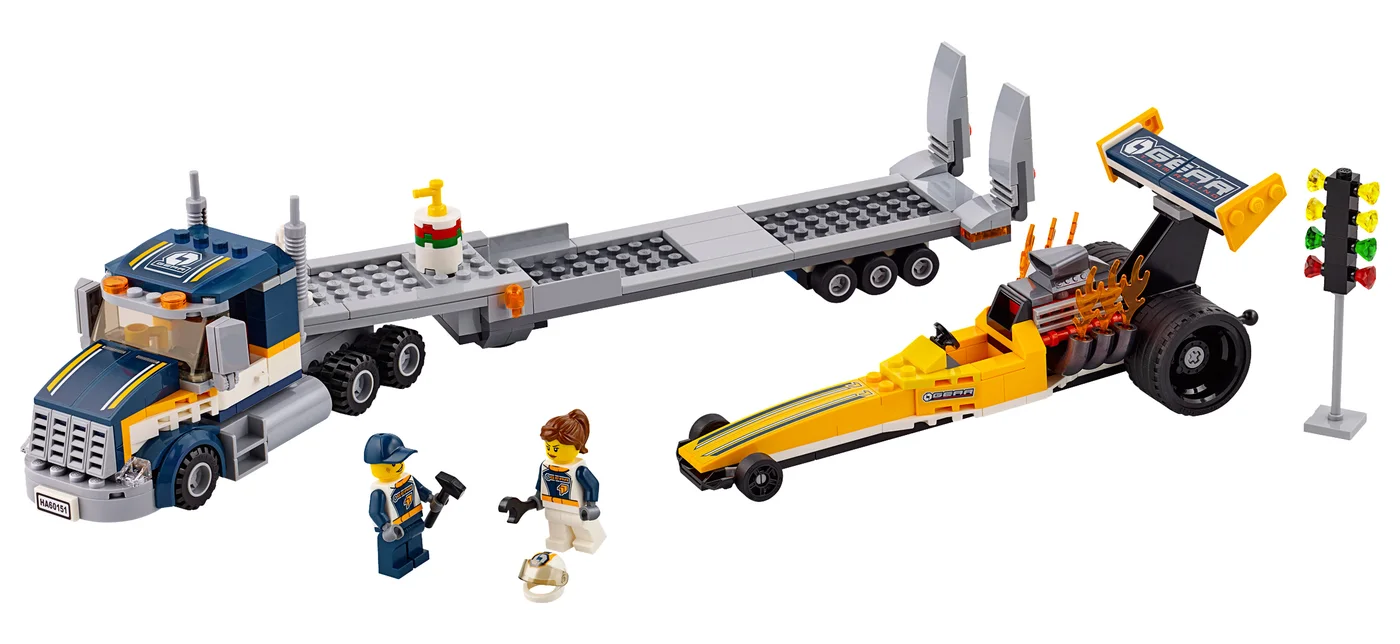 LEGO® City 60151 Trasportatore del dragster - vue 3