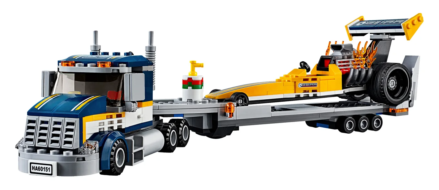 LEGO® City 60151 Trasportatore del dragster - vue 4