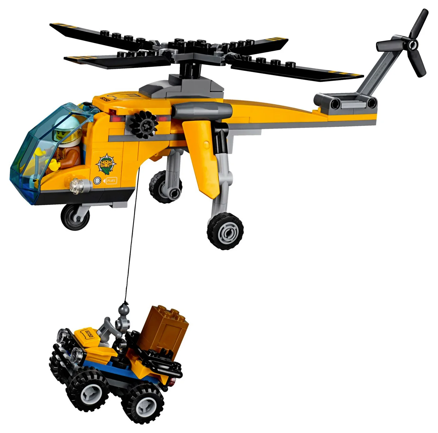 LEGO® City 60158 Elicottero cargo della giungla - vue 3