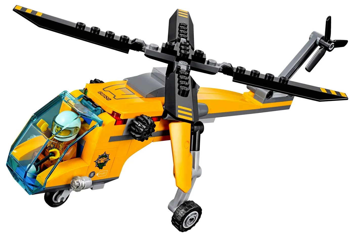 LEGO® City 60158 Elicottero cargo della giungla - vue 4