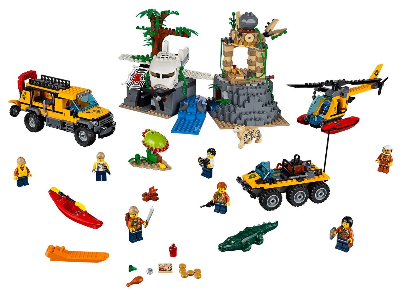 LEGO® City 60161 Sito di esplorazione della giungla - vue 2