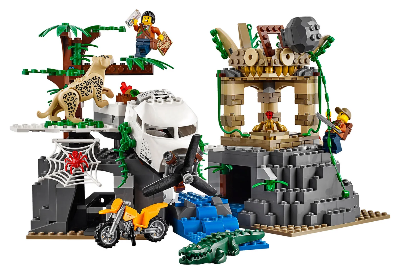 LEGO® City 60161 Sito di esplorazione della giungla - vue 3