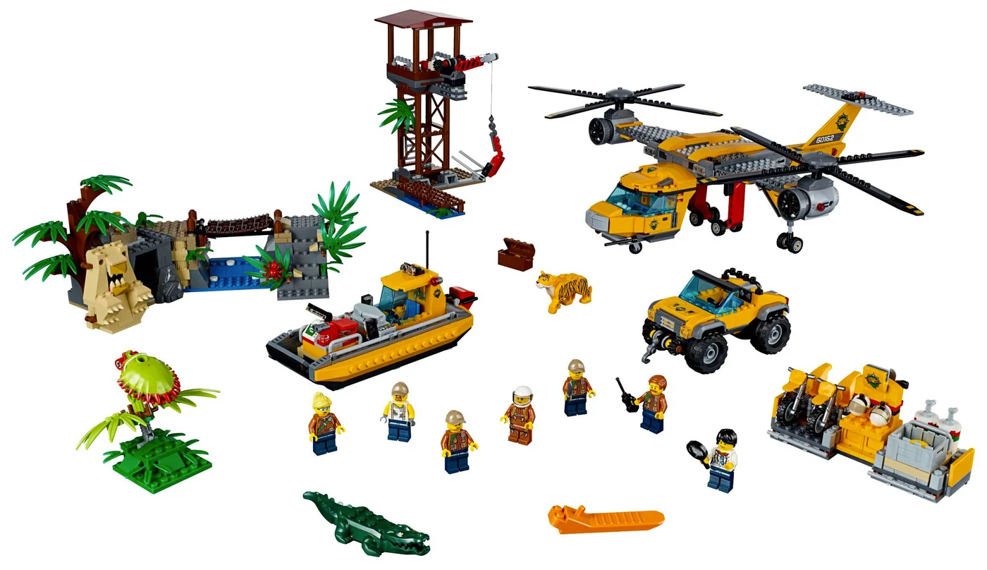 LEGO® City 60162 Elicottero lancio rifornimenti nella giungla - vue 2