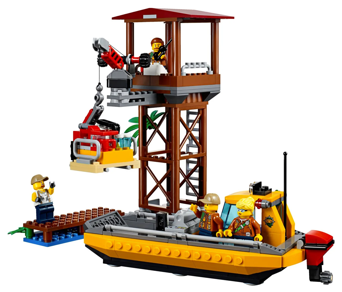 LEGO® City 60162 Elicottero lancio rifornimenti nella giungla - vue 4
