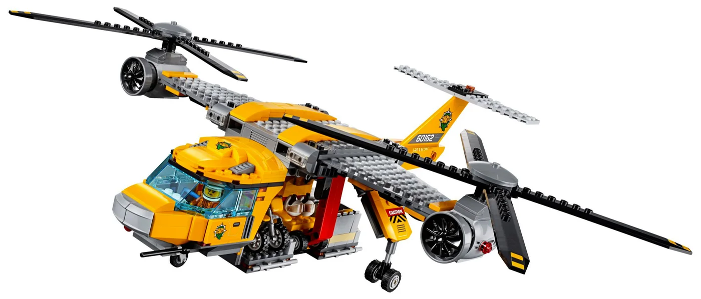 LEGO® City 60162 Elicottero lancio rifornimenti nella giungla - vue 5