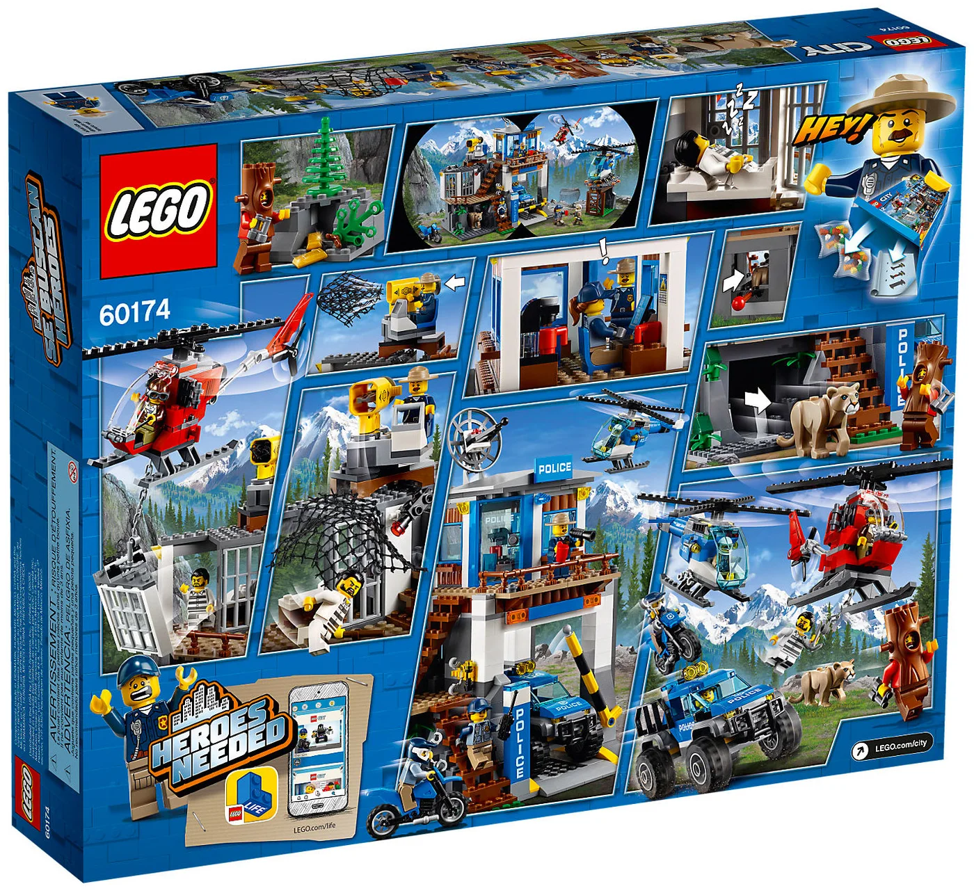LEGO® City 60174 Quartier generale della Polizia di montagna - vue 2