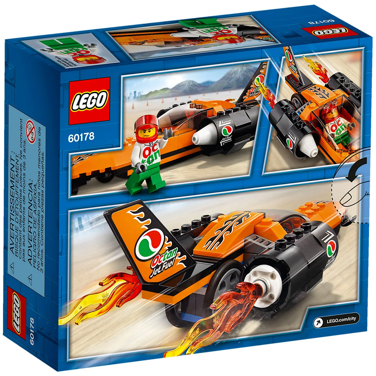 LEGO® City 60178 Auto da record di velocità - vue 2