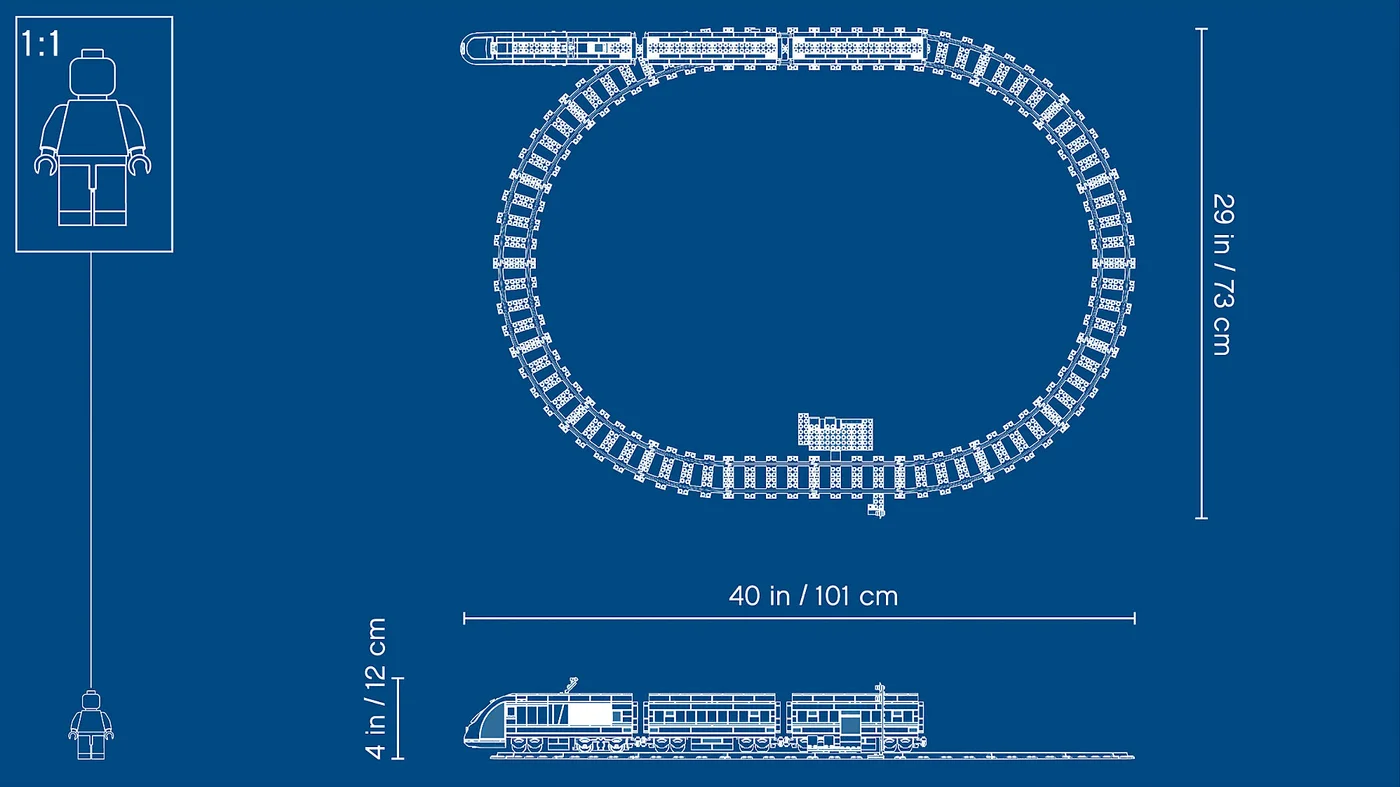 LEGO® City 60197 Treno passeggeri - vue 5