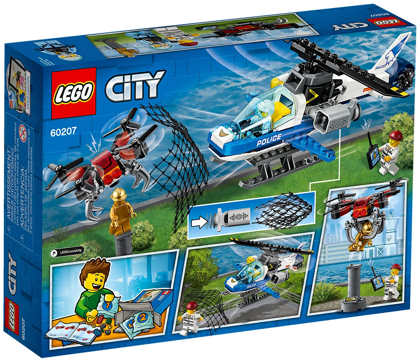 LEGO® City 60207 Polizia aerea all’inseguimento del drone - vue 2