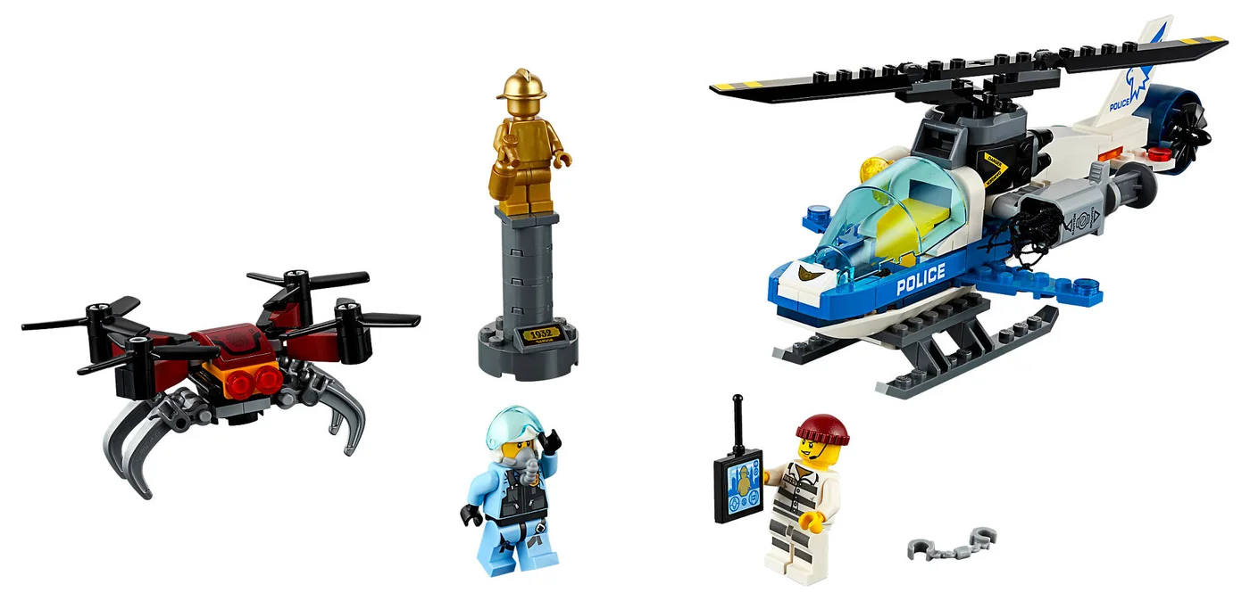 LEGO® City 60207 Polizia aerea all’inseguimento del drone - vue 3