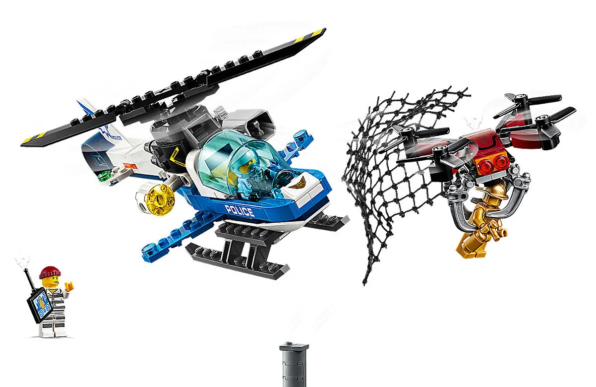 LEGO® City 60207 Polizia aerea all’inseguimento del drone - vue 6