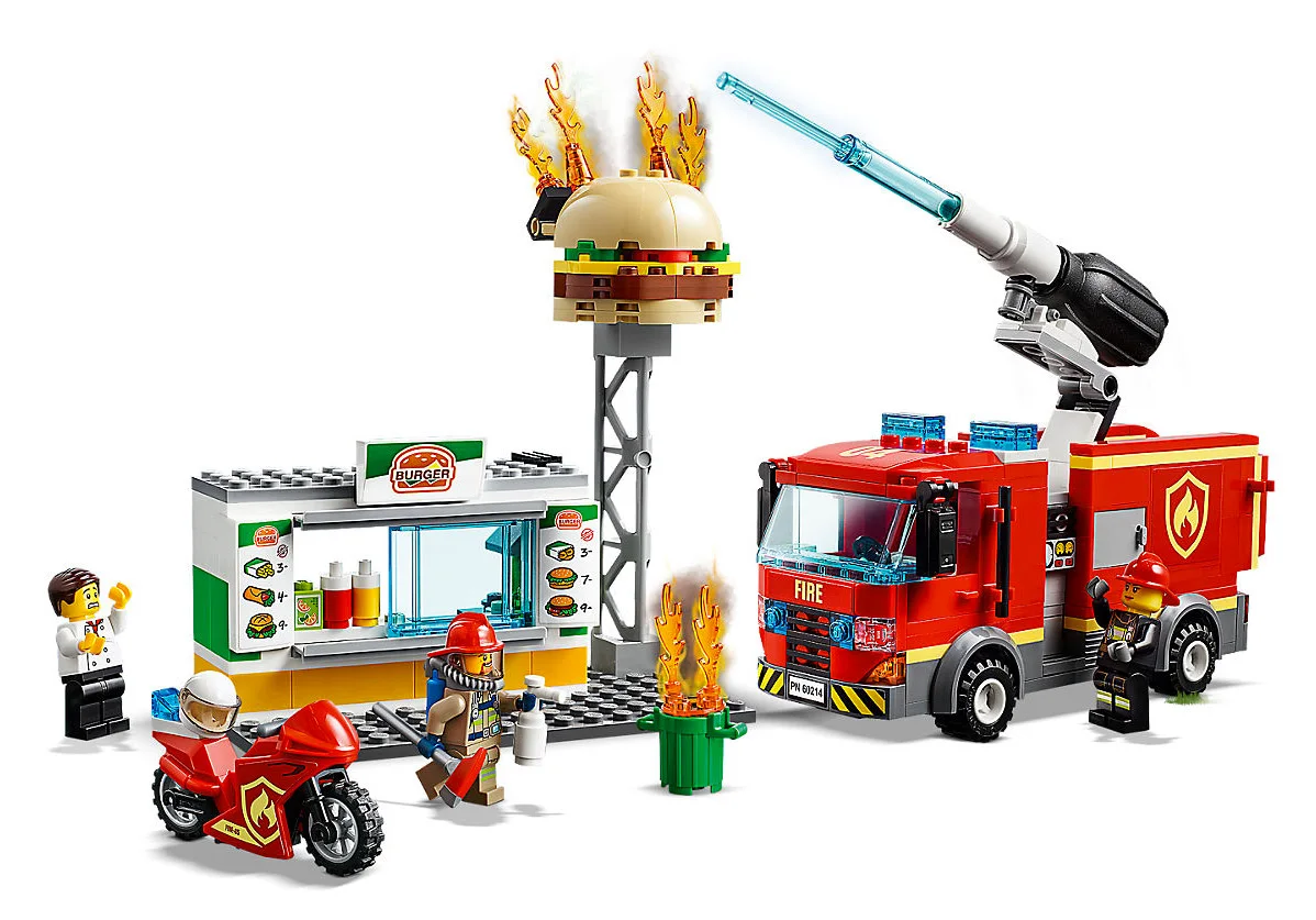 LEGO® City 60214 Fiamme al Burger Bar - vue 4
