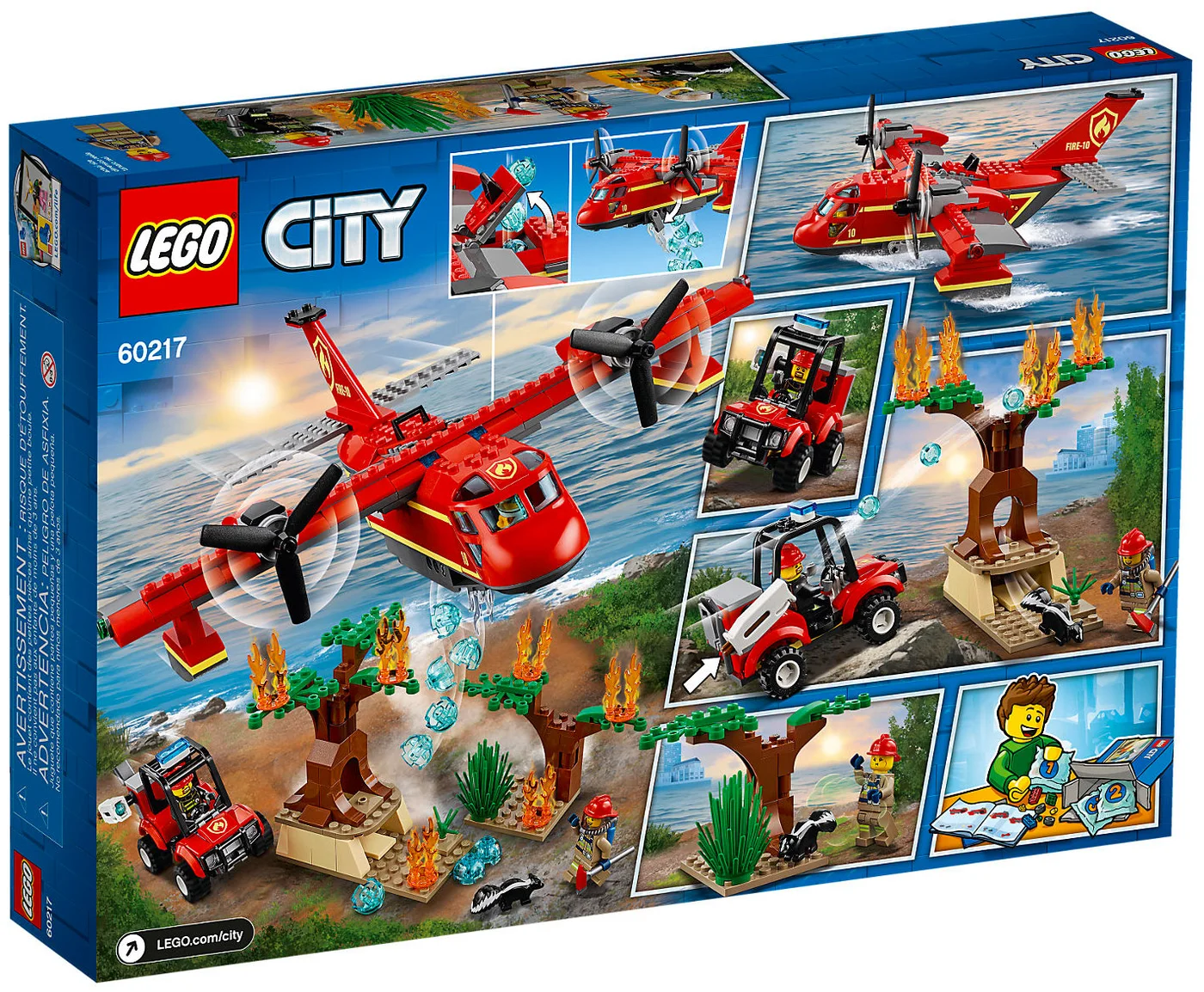 LEGO® City 60217 Aereo antincendio - vue 2