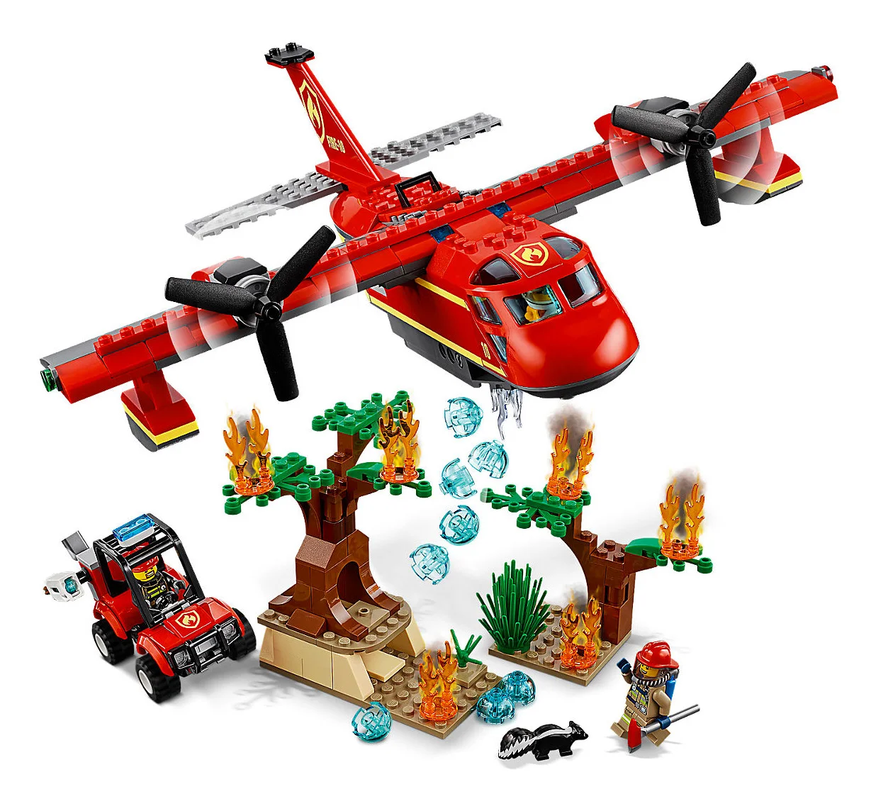 LEGO® City 60217 Aereo antincendio - vue 4