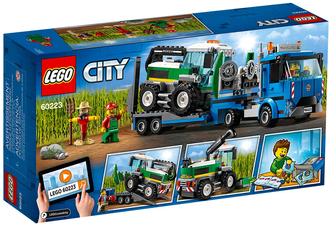LEGO® City 60223 Trasportatore di mietitrebbia - vue 2