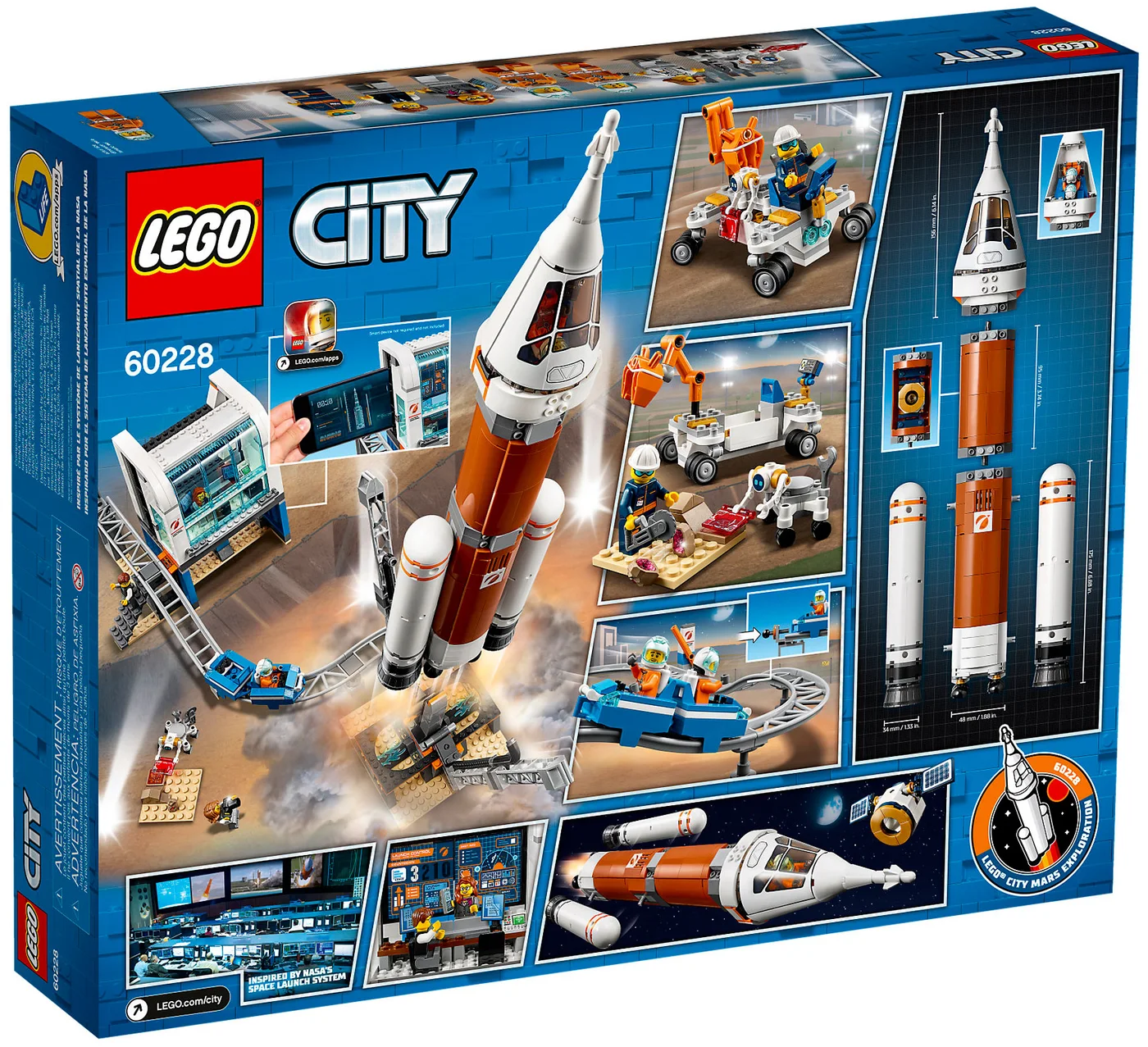 LEGO® City 60228 Razzo spaziale e Centro di controllo - vue 2