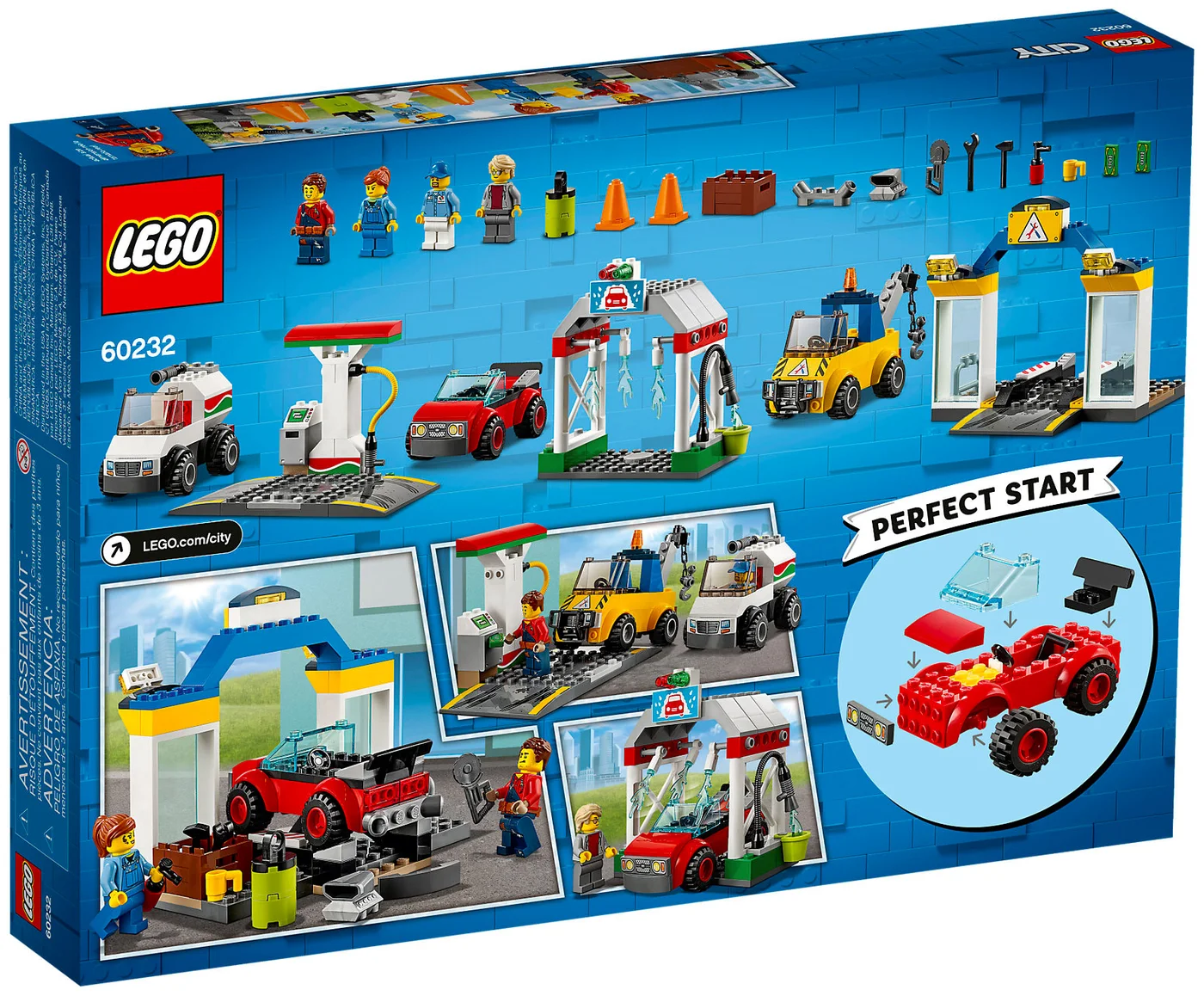 LEGO® City 60232 Stazione di servizio e officina - vue 2