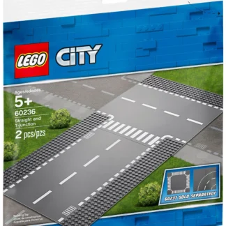 LEGO® City 60236 Strada dritta e incrocio a T - immagine principale
