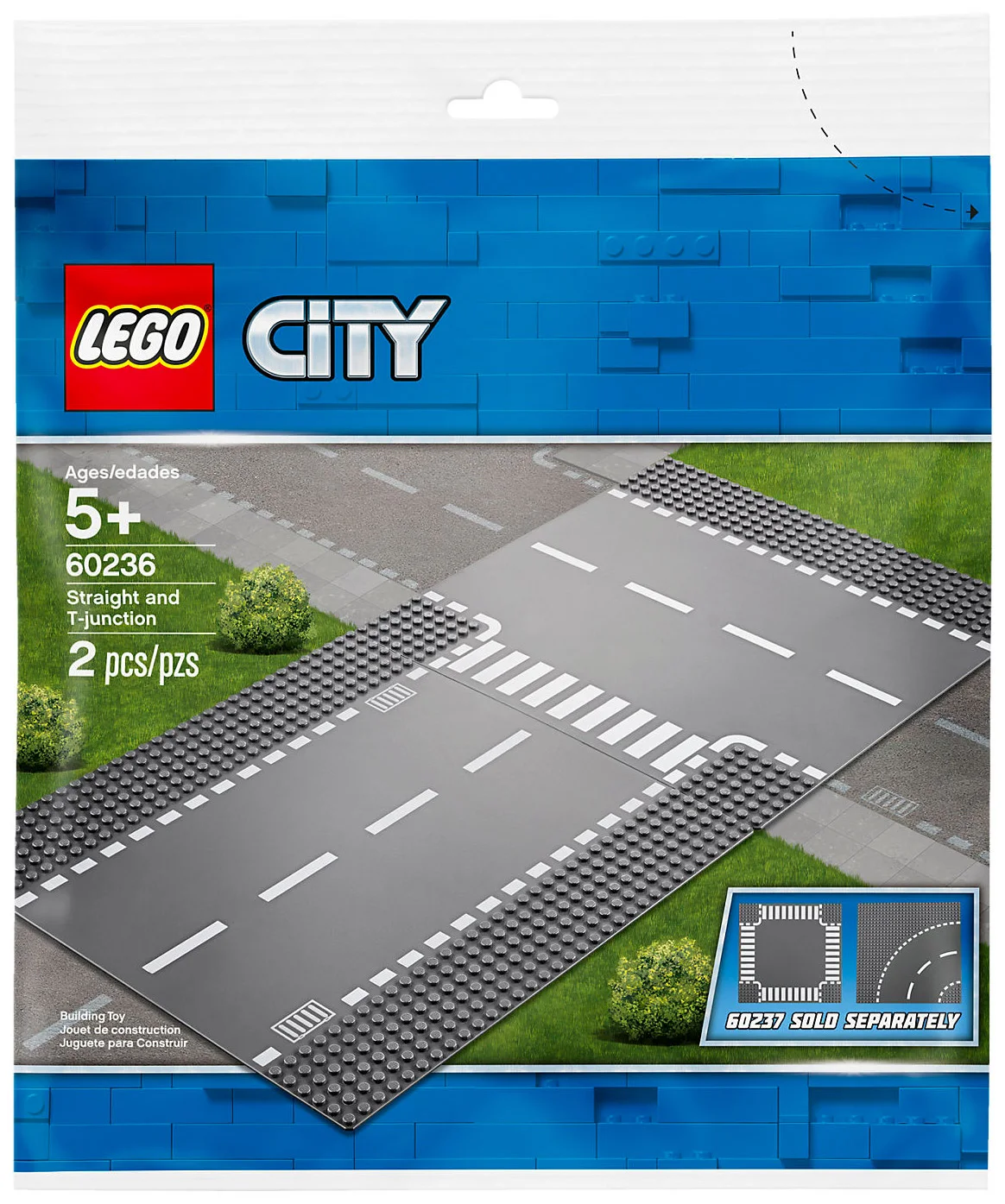 LEGO® City 60236 Strada dritta e incrocio a T - vue 2